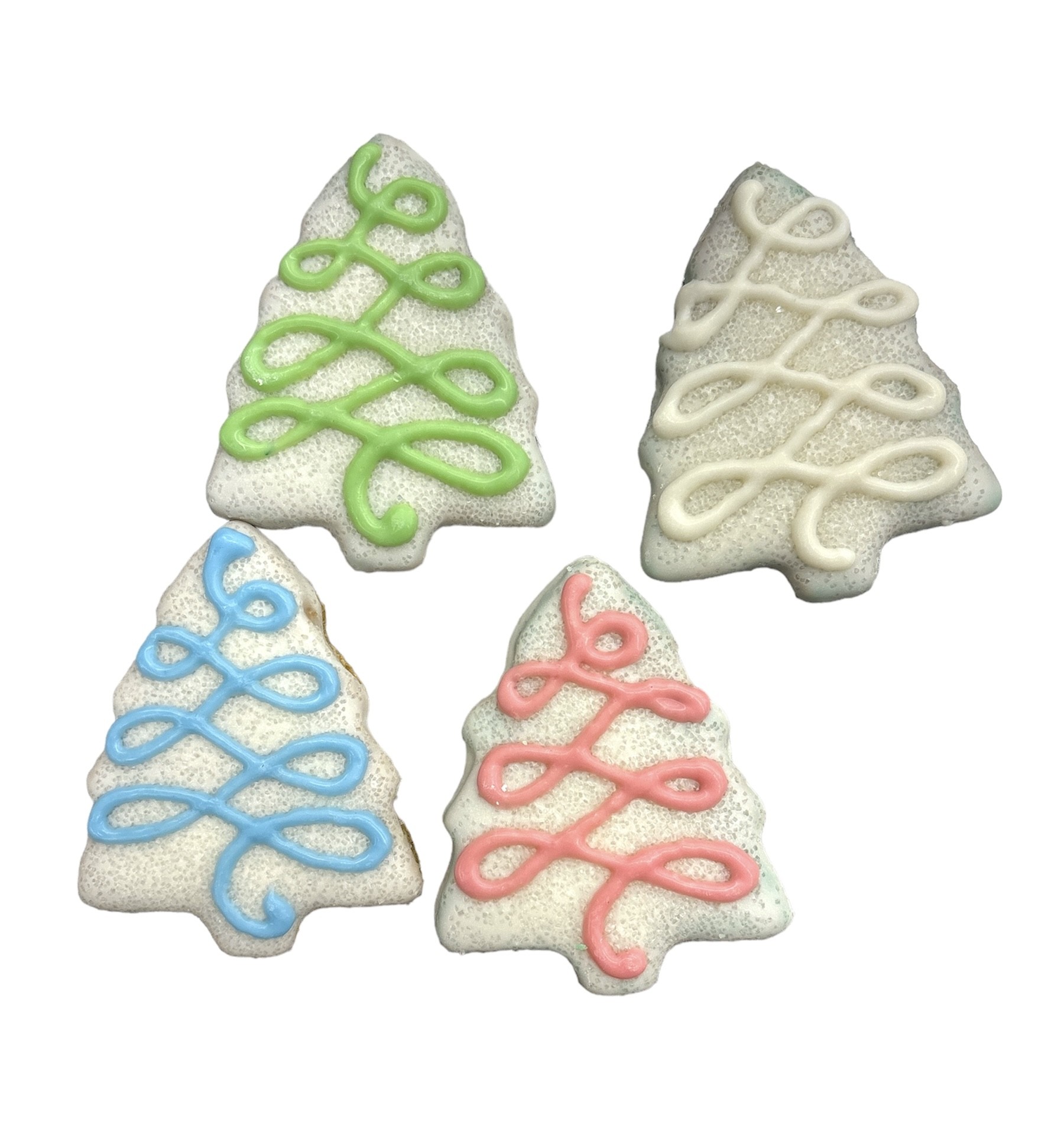 Flocked Firs - Tray of 20