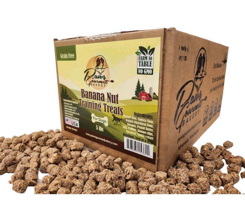 Banana Nut Training Treats (GF) 5 lb box