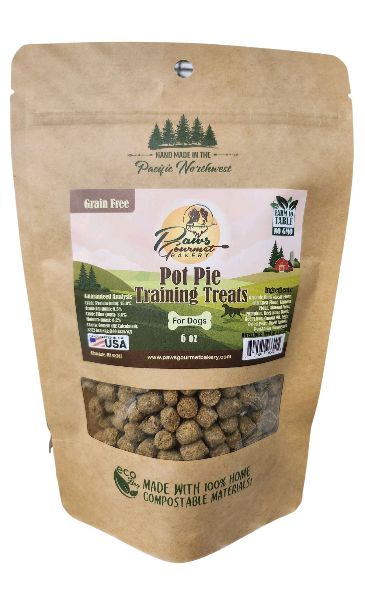 Pot Pie Training Treats (Grain Free) 6 oz