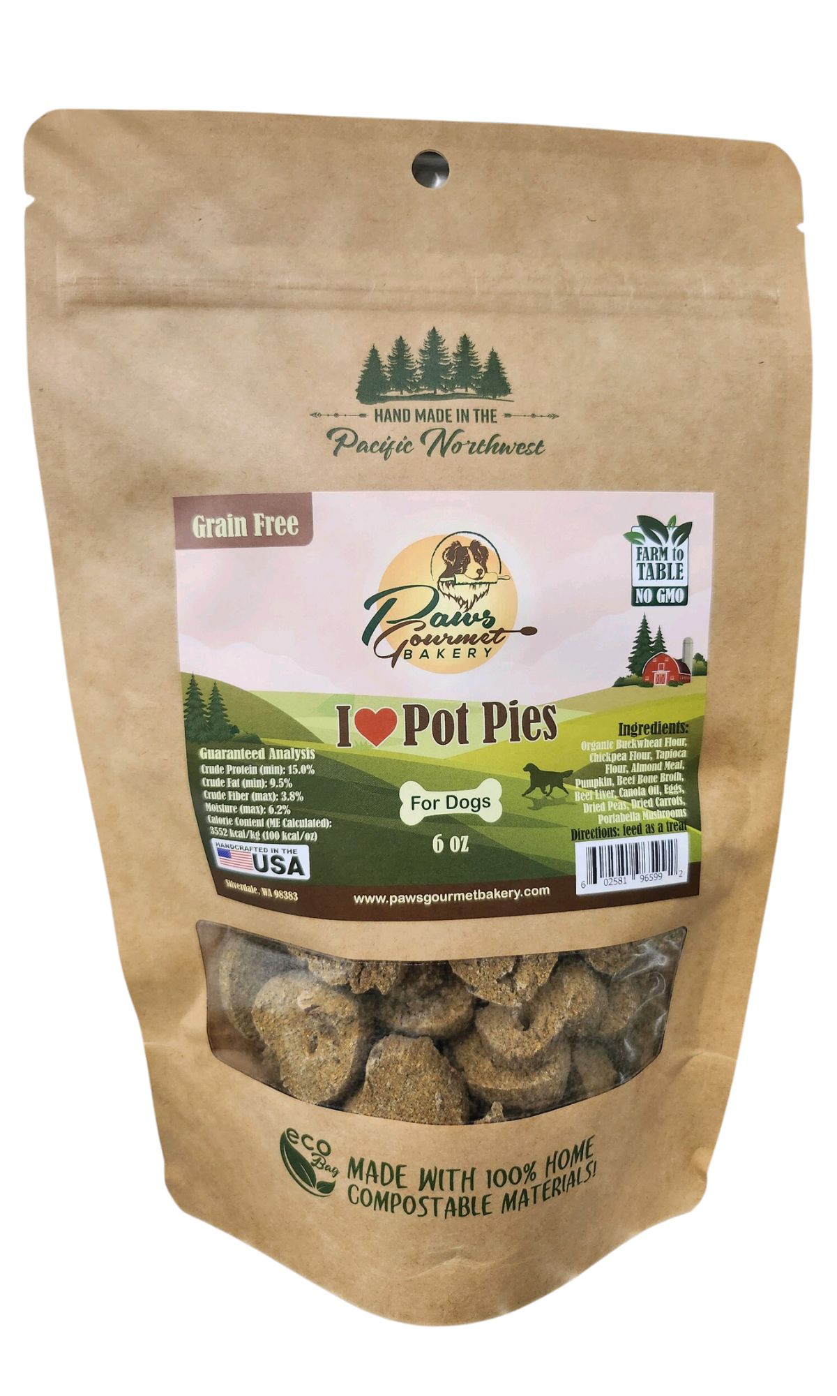 Pot Pie Training Treats (Grain Free) 6 oz