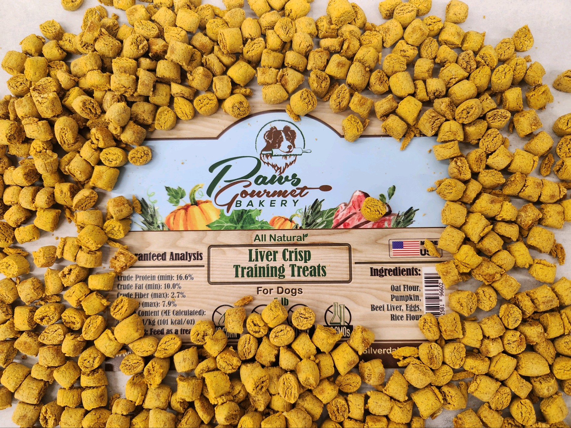 Liver Crisp Training Treats Bulk / lb