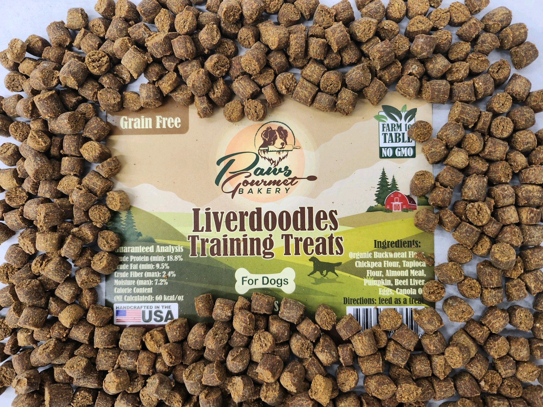 Liverdoodle Training Treats (Grain Free) Bulk / lb