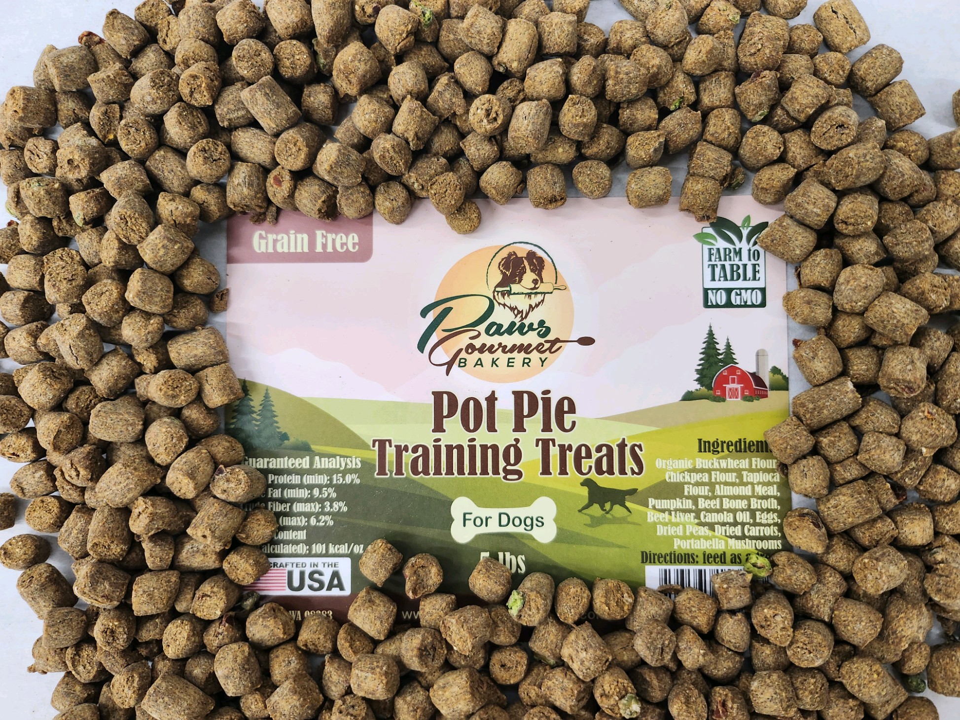 Pot Pie Training Treats (Grain Free) Bulk / lb