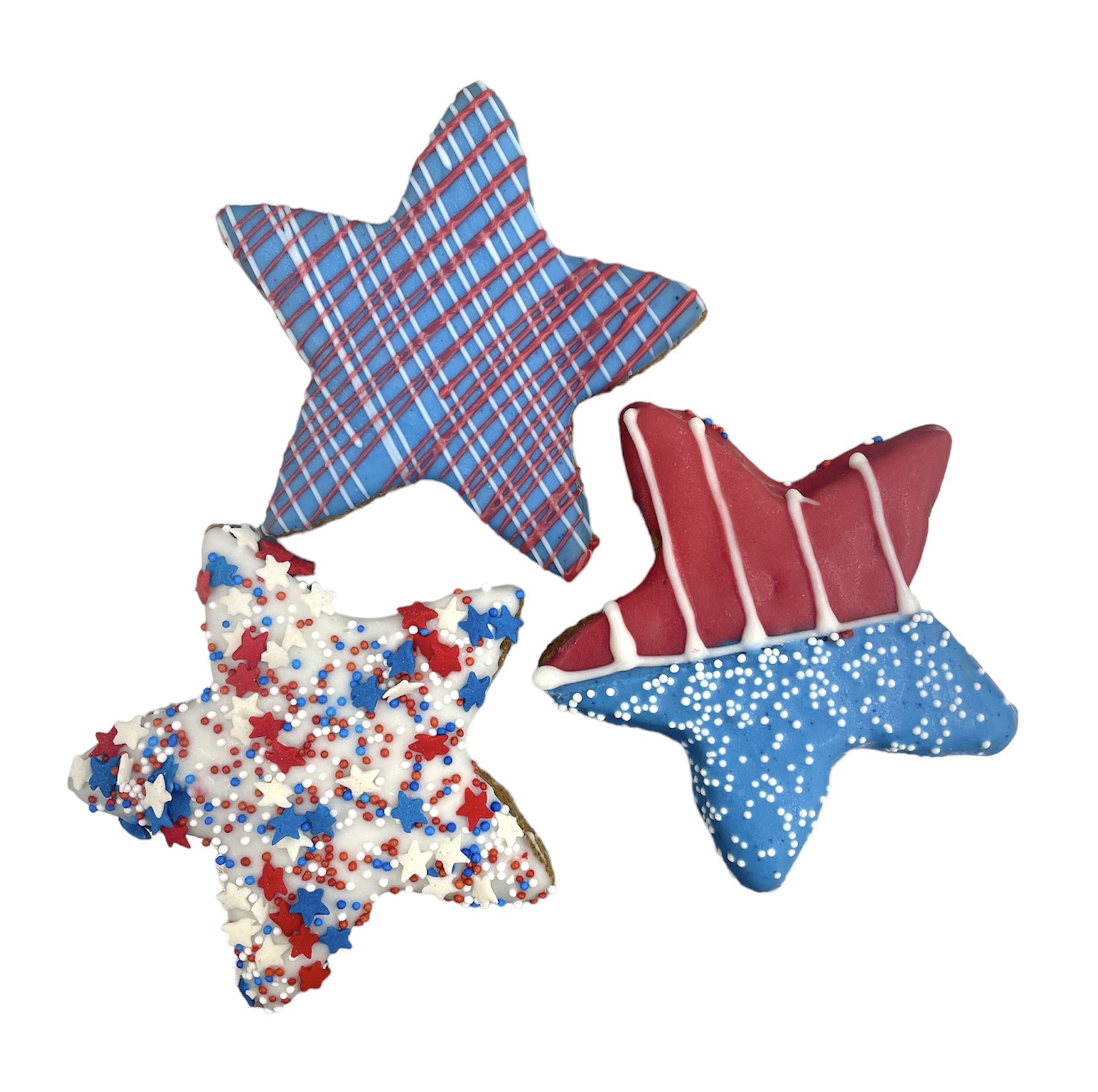 Red, White, & Blue Stars - Package of 12